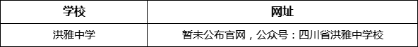 眉山市洪雅中學(xué)網(wǎng)址是什么？