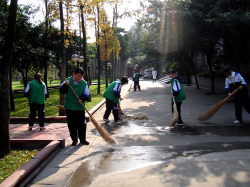 成都二十中校園風采
