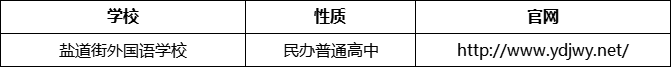 成都市鹽道街外國(guó)語(yǔ)學(xué)校官網(wǎng)、網(wǎng)址、官方網(wǎng)站